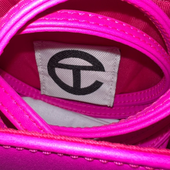 Telfar Small Shopping Crossbody Bag in Azalea Bright Pink - Picture 7 of 7